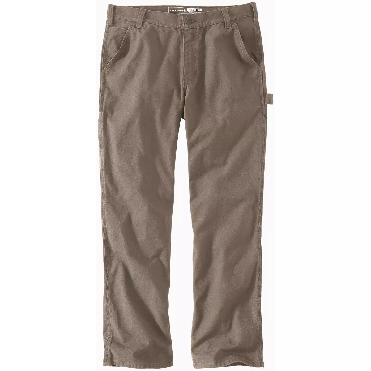 Carhartt Rugged Flex Men's 38x28 Desert Duck Utility Work Pants, Relaxed Fit