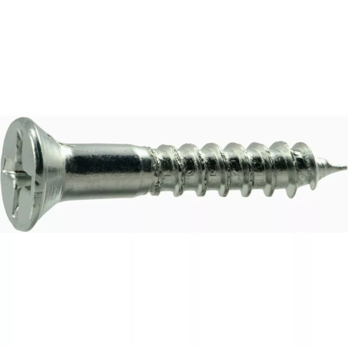 Midwest Fastener #8 x 1 In. Zinc Plated Steel Phillips Flat Head Wood Screws (80 Ct.)