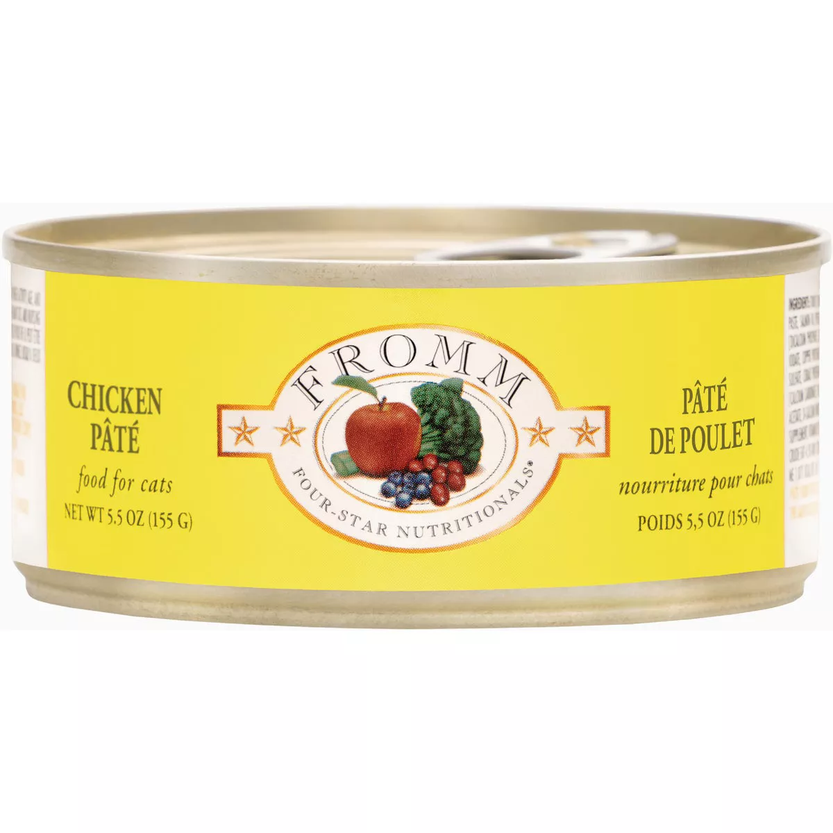 Fromm Four-Star Nutritionals Chicken Pate Wet Cat Food, 5.5 Oz.