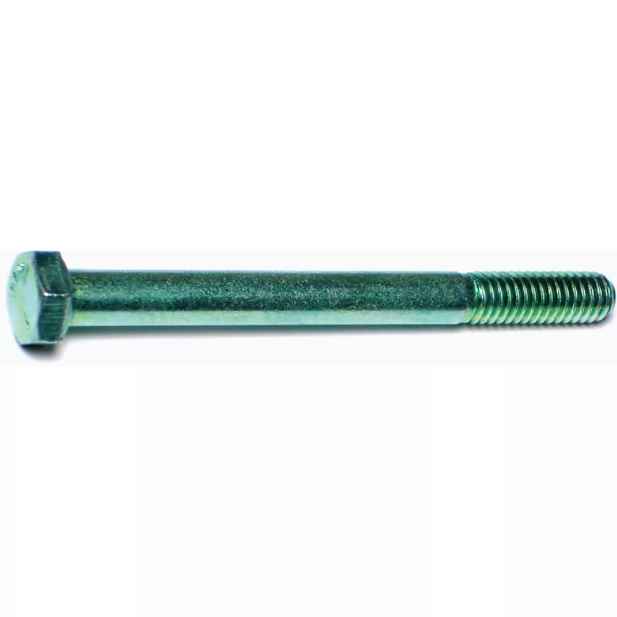 Midwest Fastener 5/16 In.-18 x 3-1/2 In. Green Rinsed Zinc Plated Grade 5 Steel Coarse Thread Hex Cap Screws