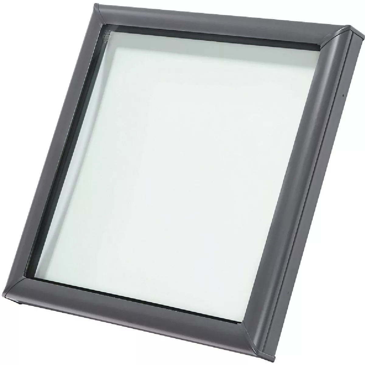 Velux 22.5 In. x 22.5 In. Cool Gray Fixed Curb-Mount Skylight with Laminated Low-E3 Glass