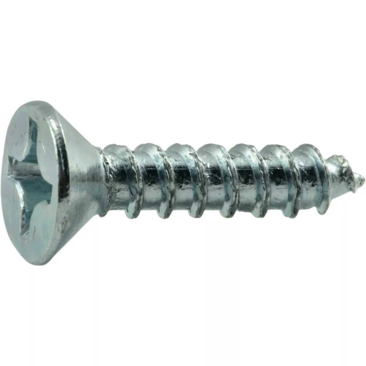 Midwest Fastener #10 x 7/8 In. Zinc Plated Steel Phillips Flat Head Wood Screws (100 Ct.)