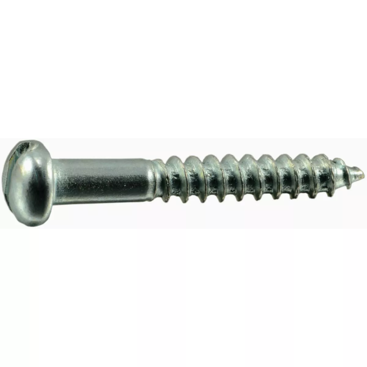 Midwest Fastener #6 x 1 In. Zinc Plated Steel Slotted Round Head Wood Screws (1 Ct.)