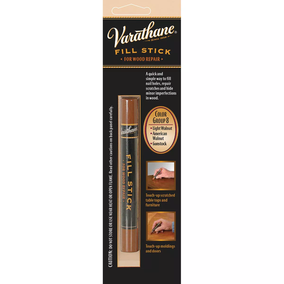 Varathane 3.5 Oz. Light Walnut Wood Filler Stick