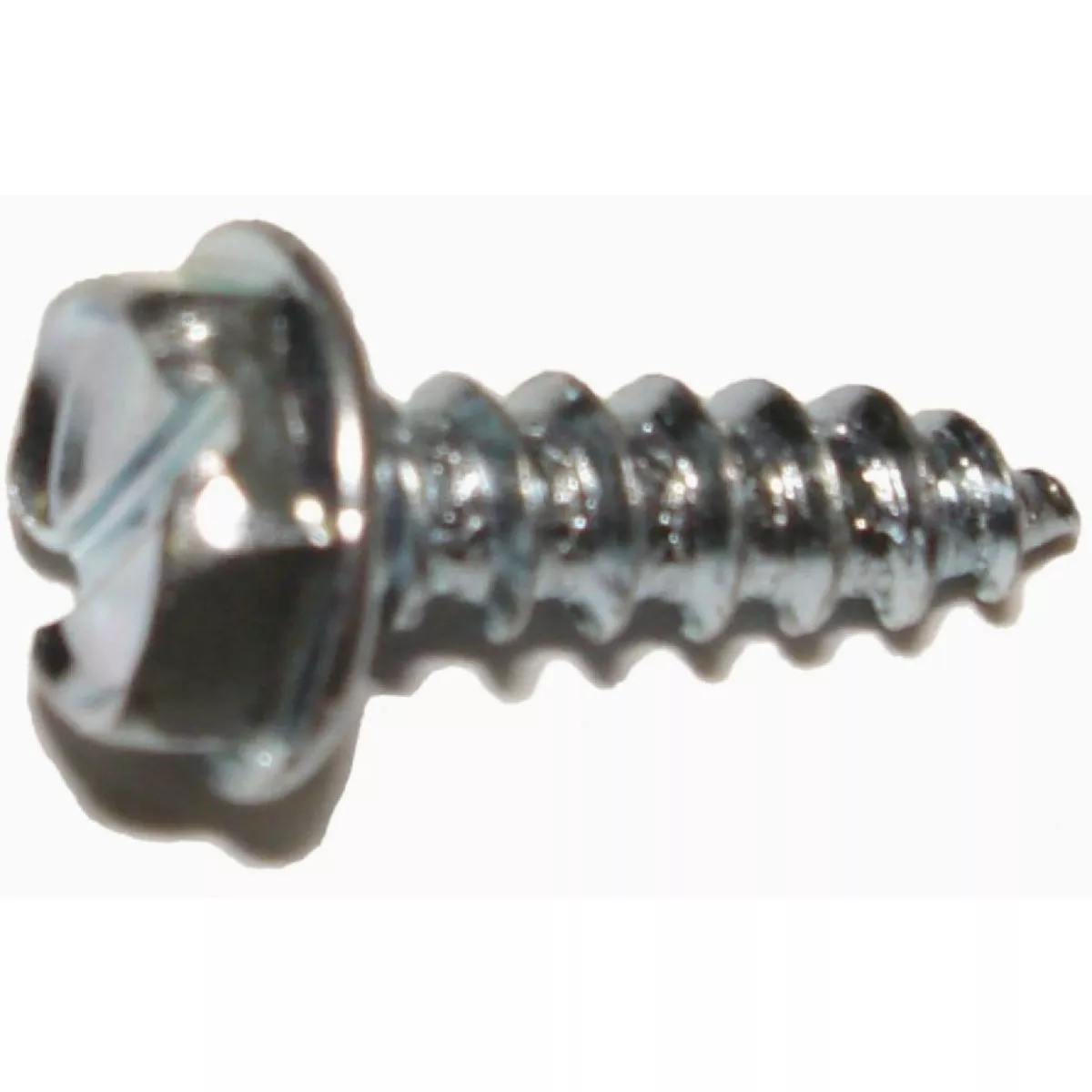 Midwest Fastener #7 x 1/2 In. Zinc Plated Steel Slotted Hex Washer Head Sheet Metal Screws (5 Ct.)