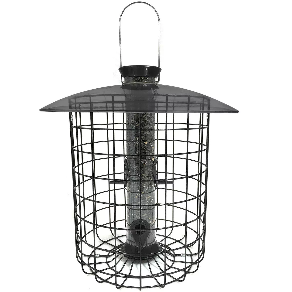 Droll Yankees Black Metal Squirrel Proof Bird Feeder-
