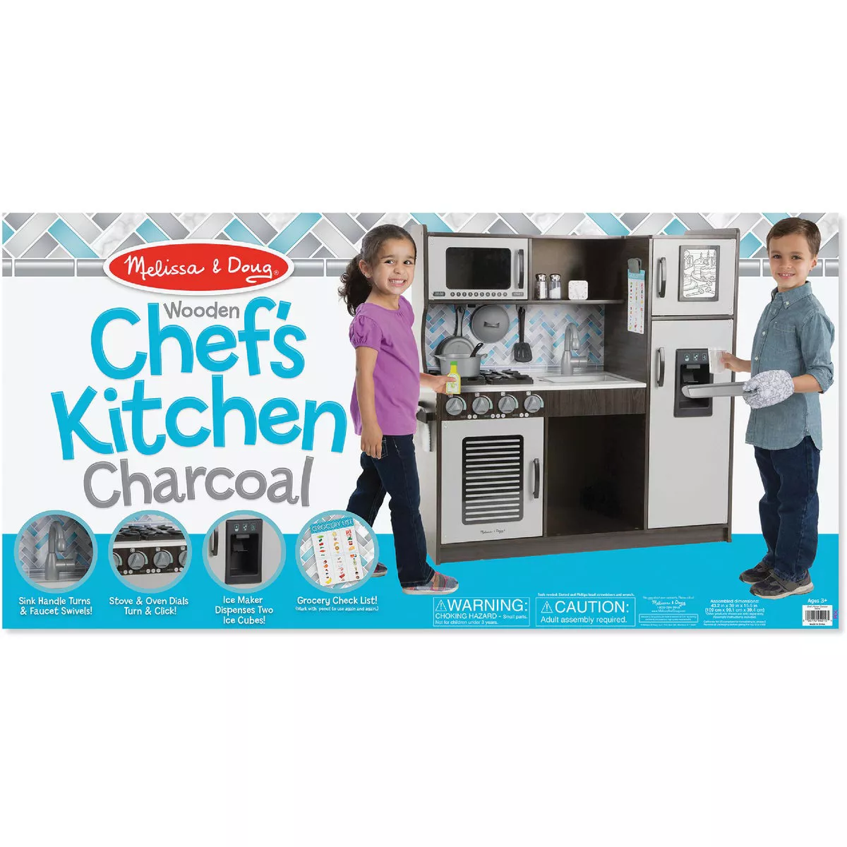 Melissa & Doug Chef's Kitchen - Charcoal