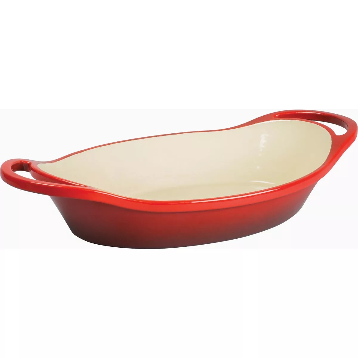 Lodge 2 Qt. Red Enameled Cast Iron Casserole Dish