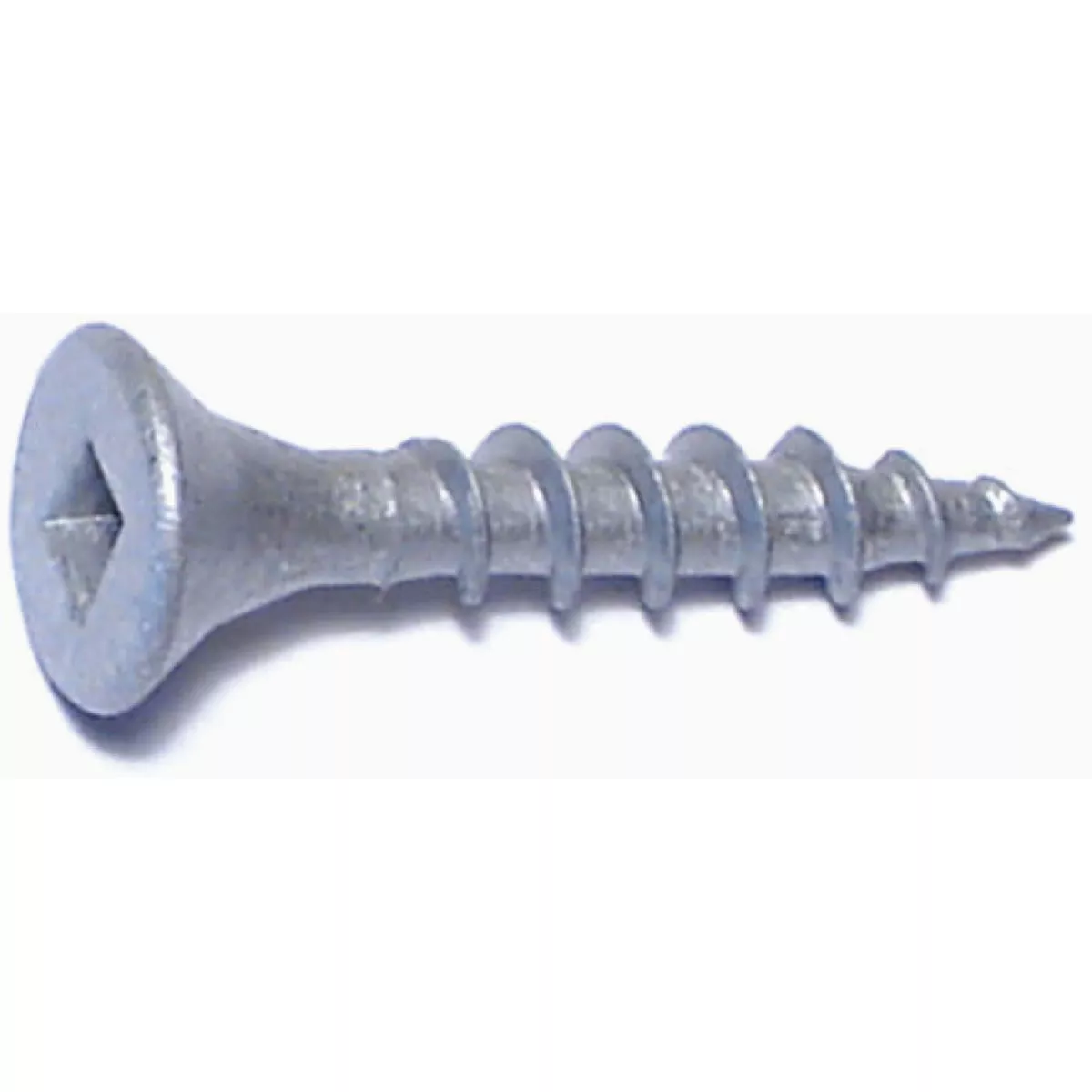 Midwest Fastener #7 x 1 In. Silver Ruspert Coated Steel Square Drive Bugle Head Deck Deck Screws