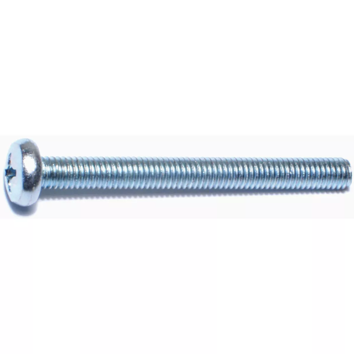 Midwest Fastener 6mm-1.0 x 60mm Zinc Plated Class 4.8 Steel Coarse Thread Phillips Pan Head Machine Screws (50 Ct.)