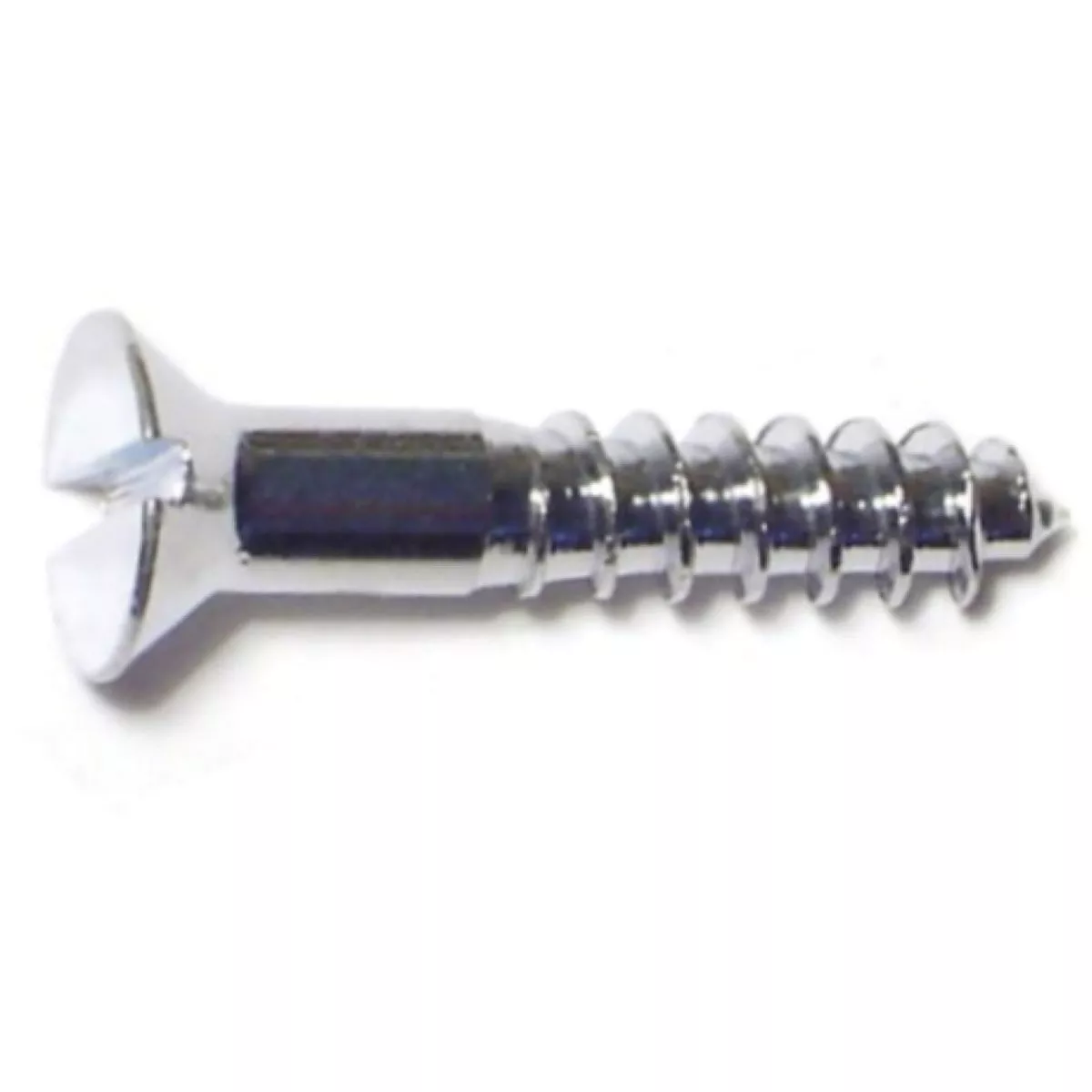 Midwest Fastener #6 x 3/4 In. Brass Slotted Flat Head Wood Screws (10 Ct.)-