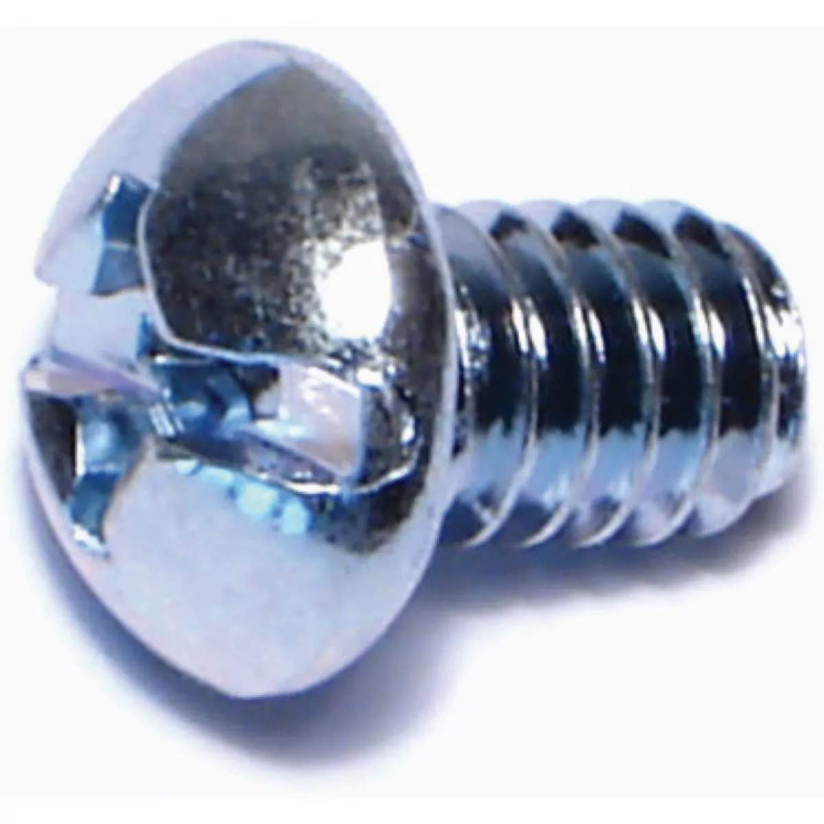 Midwest Fastener 1/4 In.-20 x 3/8 In. Zinc Plated Steel Coarse Thread Combo Round Head Machine Screws (100 Ct.)-