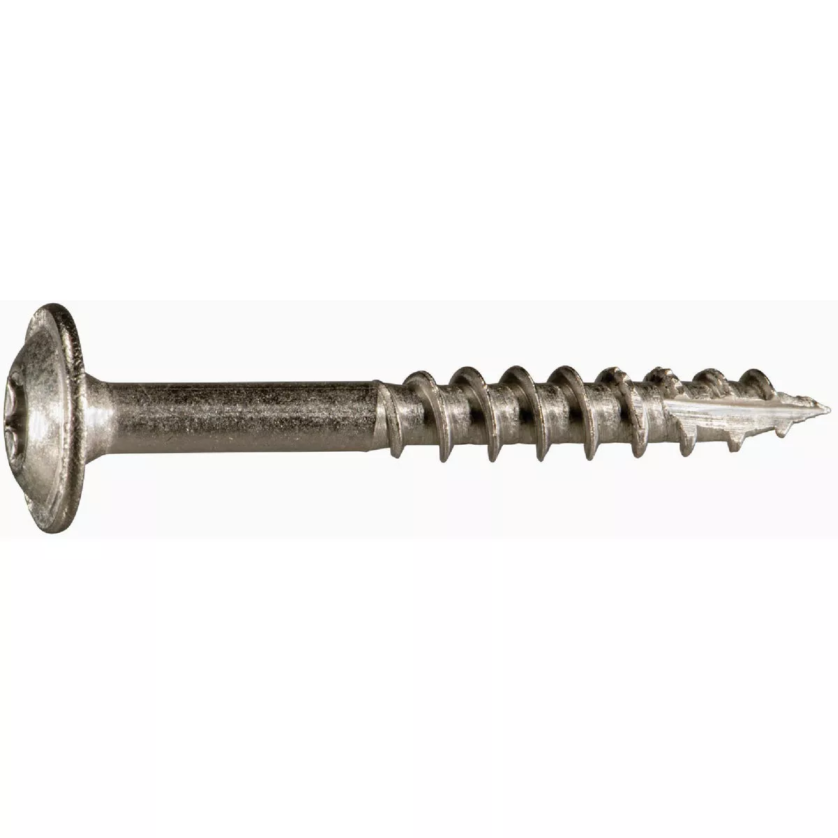 Midwest Fastener 1/4 In. x 2 In. 316 Stainless Steel Round Washer Head Star Drive Saberdrive Construction Lag Screws