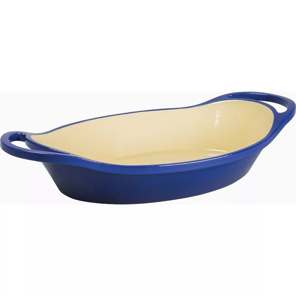 Lodge 2 Qt. Indigo Enameled Cast Iron Casserole Dish-