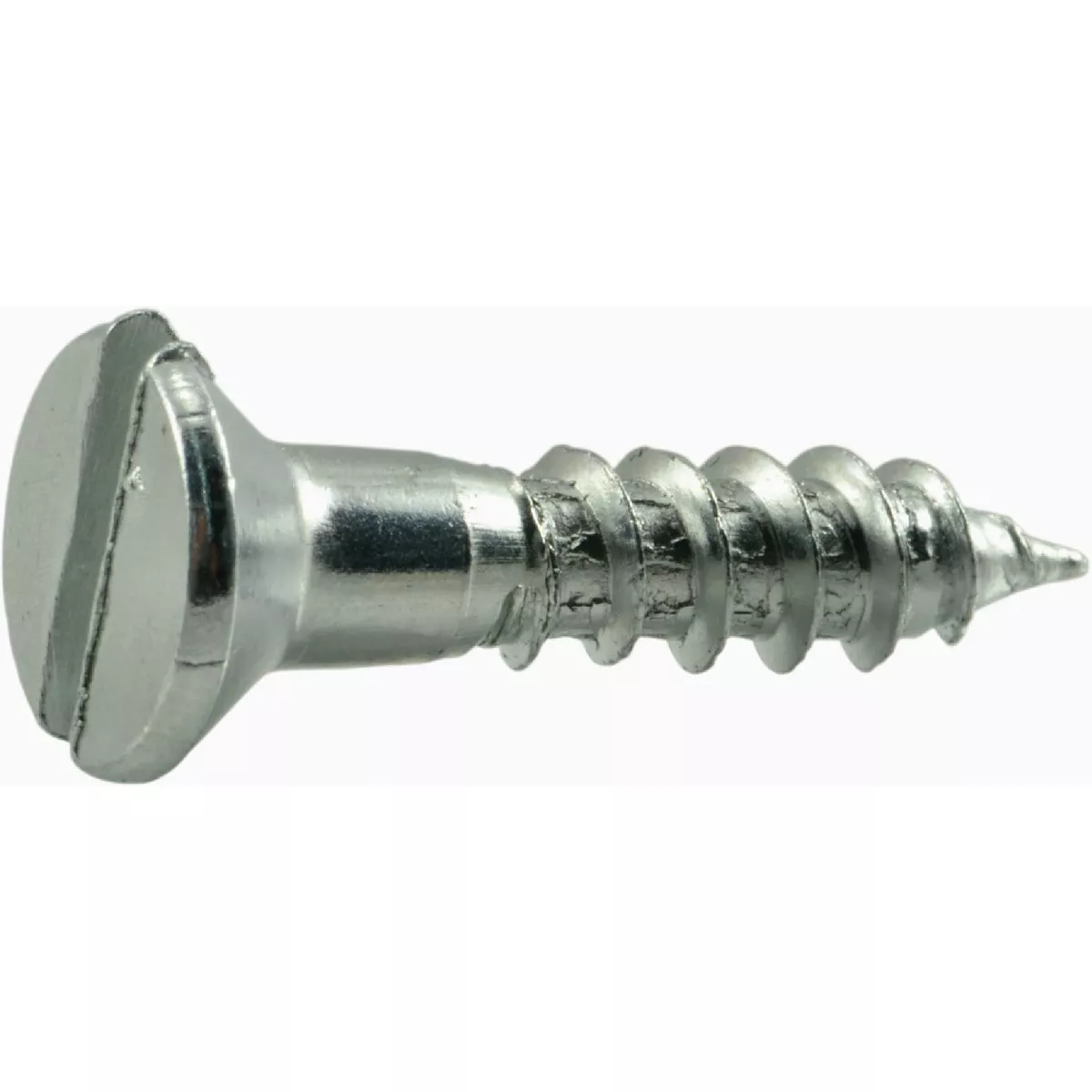 Midwest Fastener #12 x 1 In. Zinc Plated Steel Slotted Flat Head Wood Screws (36 Ct.)