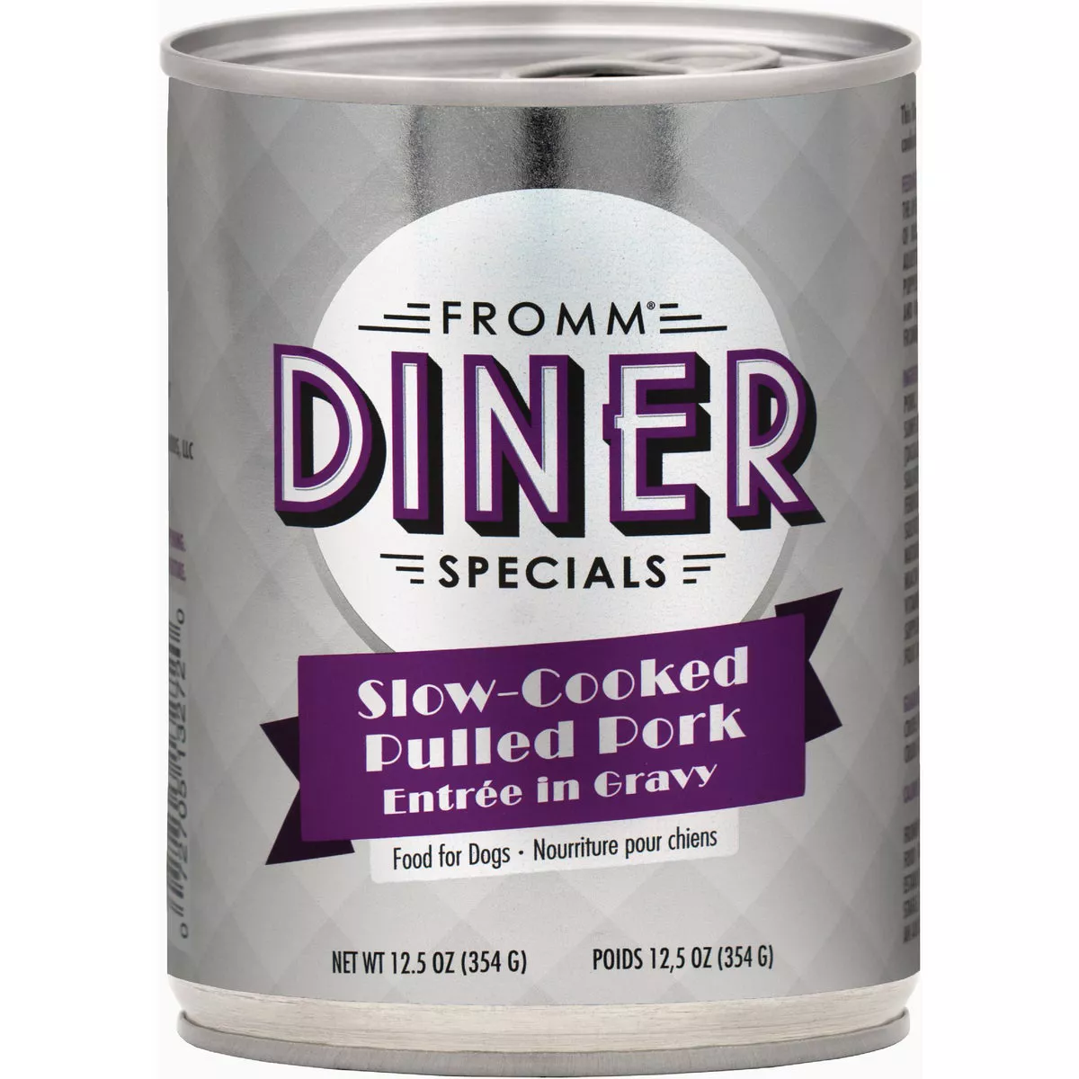 Fromm Diner Specials Slow-Cooked Pulled Pork Entree in Gravy Wet Dog Food, 12.5 Oz.