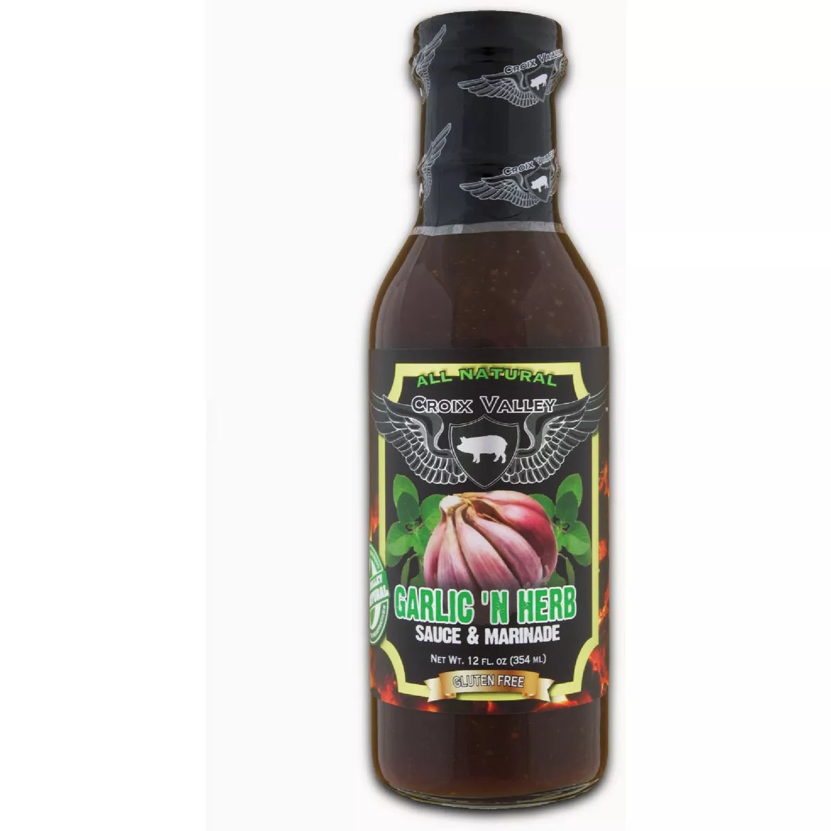 Croix Valley 12 Oz. Garlic 'n Herb Sauce & Marinade