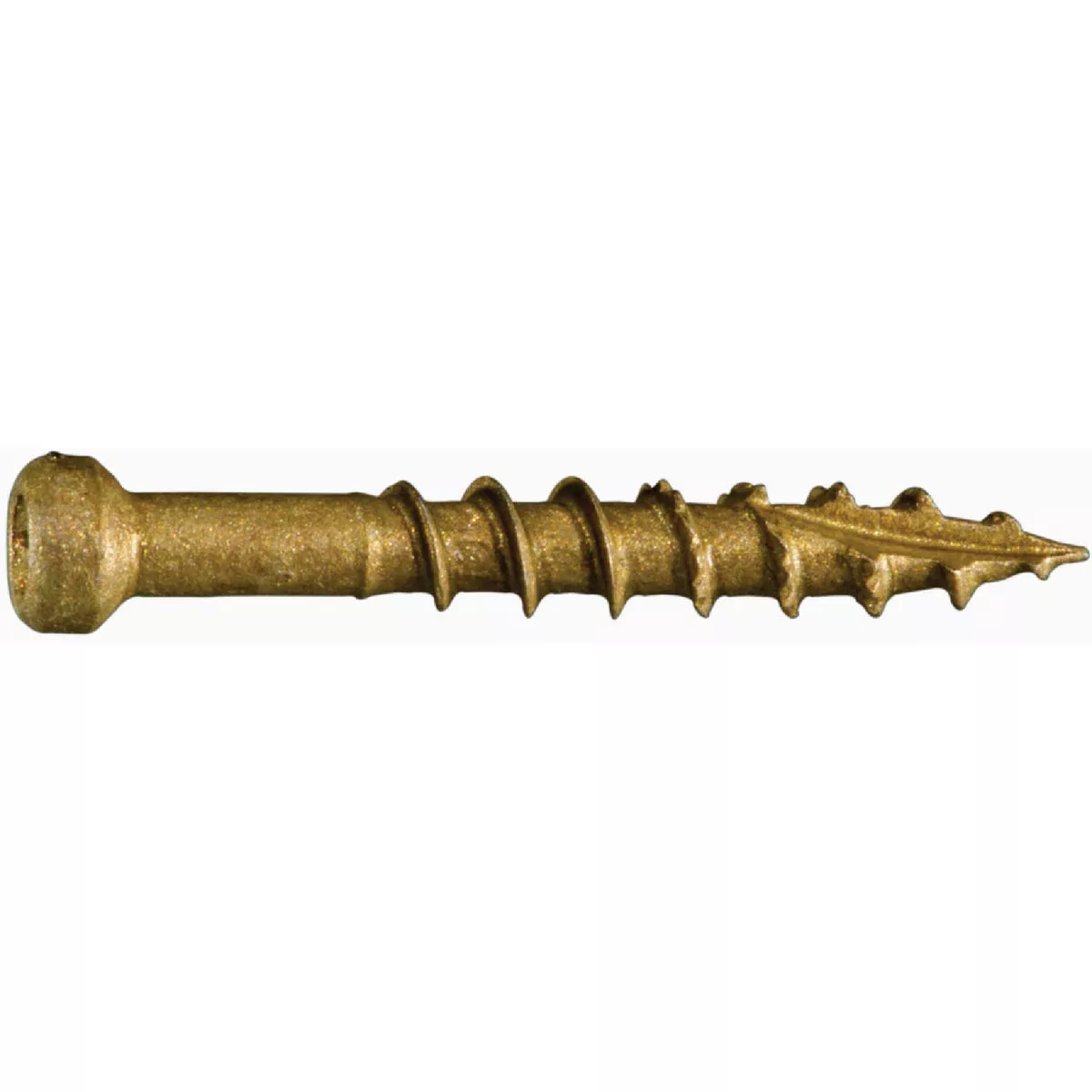 Midwest Fastener #8 x 1-1/4 In. Tan XL1500 Coated Steel Star Drive Trim Head Saberdrive Deck Screws