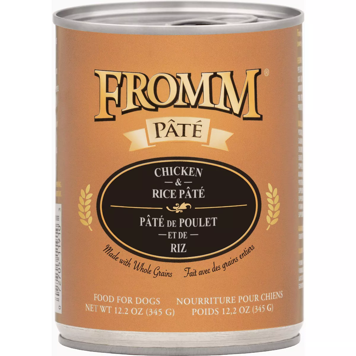 Fromm Pate Chicken & Rice Pate Wet Dog Food, 12.2 Oz.
