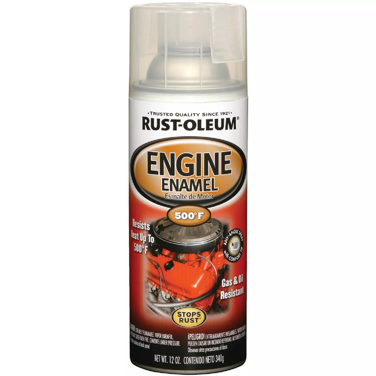 Rust-Oleum Stops Rust Clear Gloss 12 Oz. Engine Enamel Spray Paint