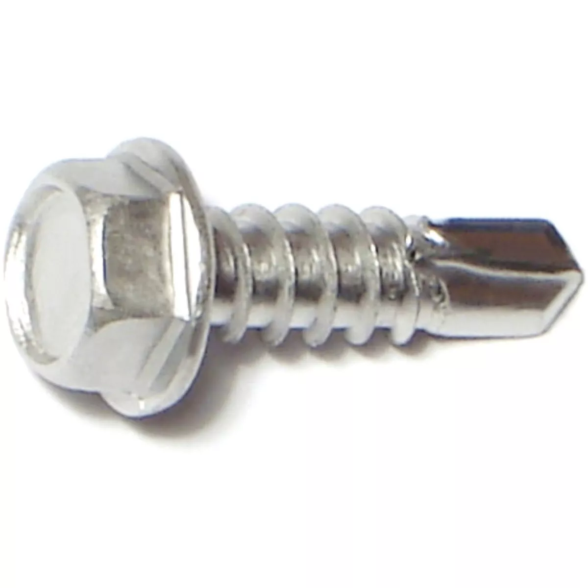 Midwest Fastener #12-14 x 3/4 In. 410 Stainless Steel Hex Washer Head Self-Drilling Screws (12 Ct.)