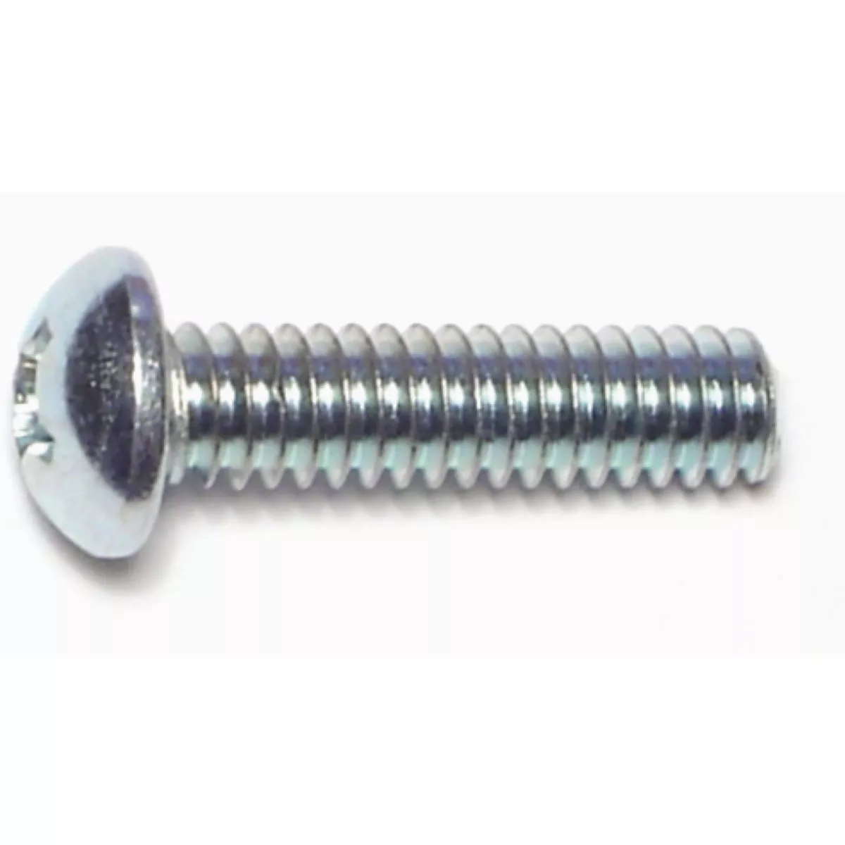 Midwest Fastener 1/4 In.-20 x 1 In. Zinc Plated Steel Coarse Thread Phillips Round Head Machine Screws (30 Ct.)