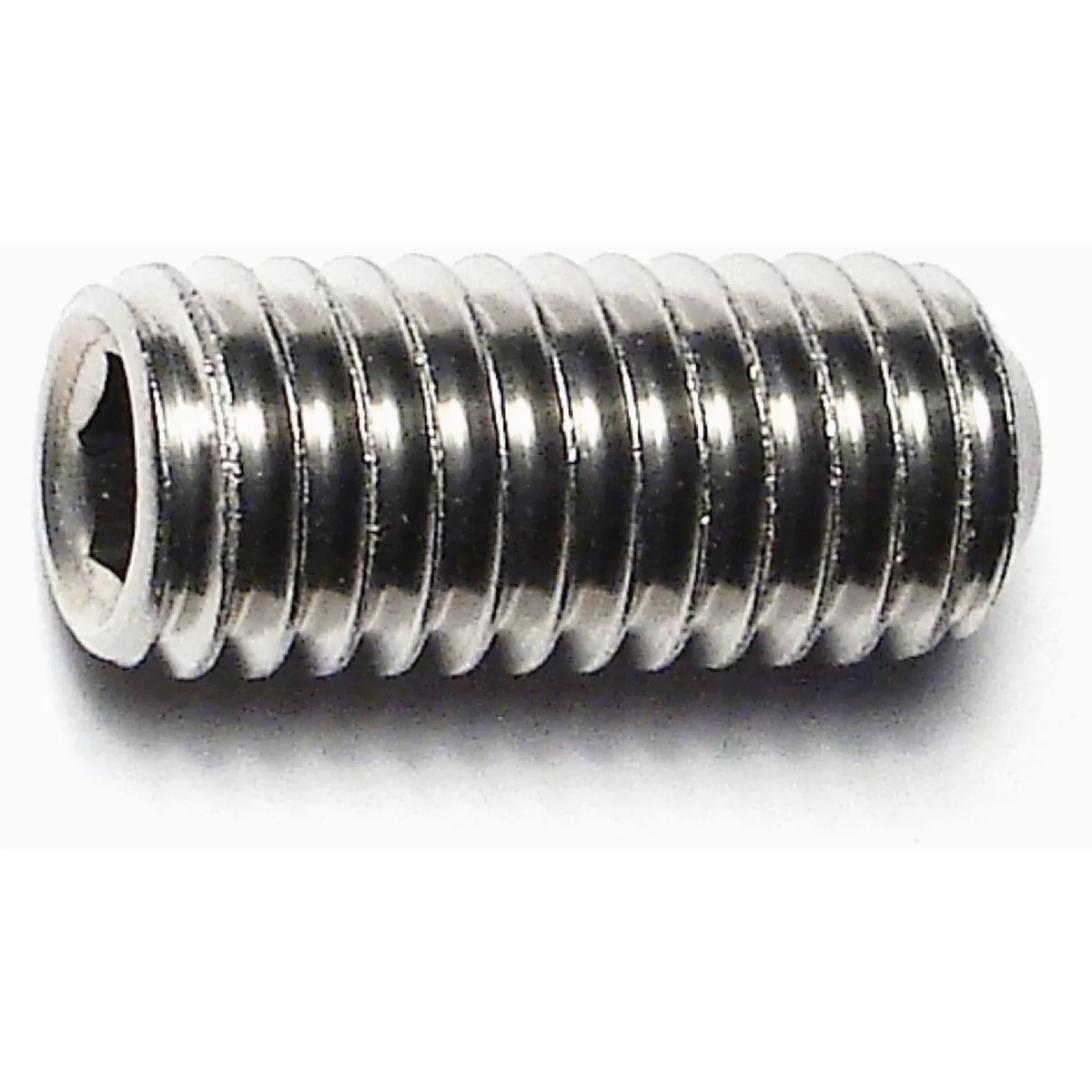 Midwest Fastener 7/16 In.-14 x 1 In. 18-8 Stainless Steel Coarse Thread Hex Socket Headless Set Screws
