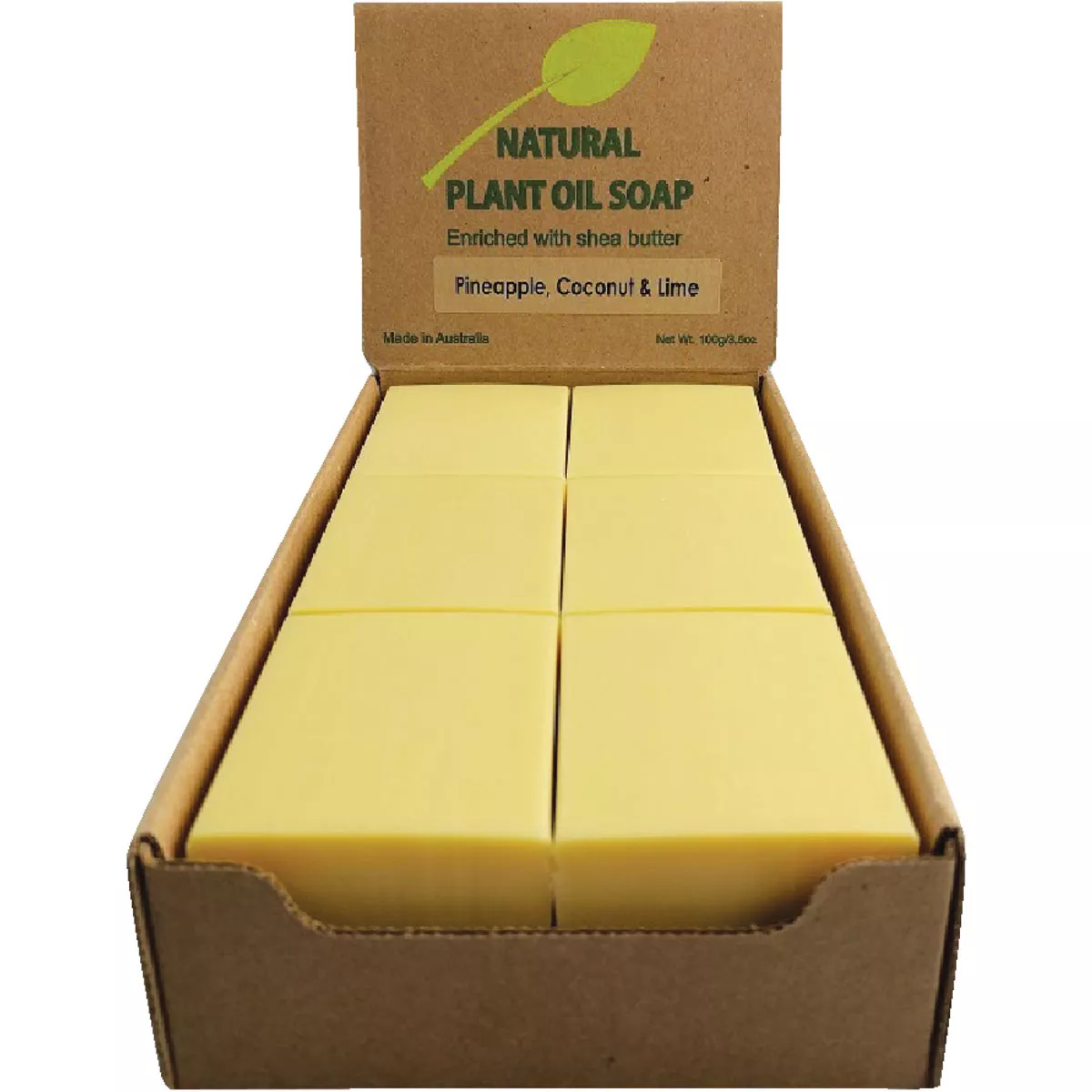 Bela Natural Soap Bars Pineapple, Coconut &amp; Lime 3.5 Oz. Bar Soap-