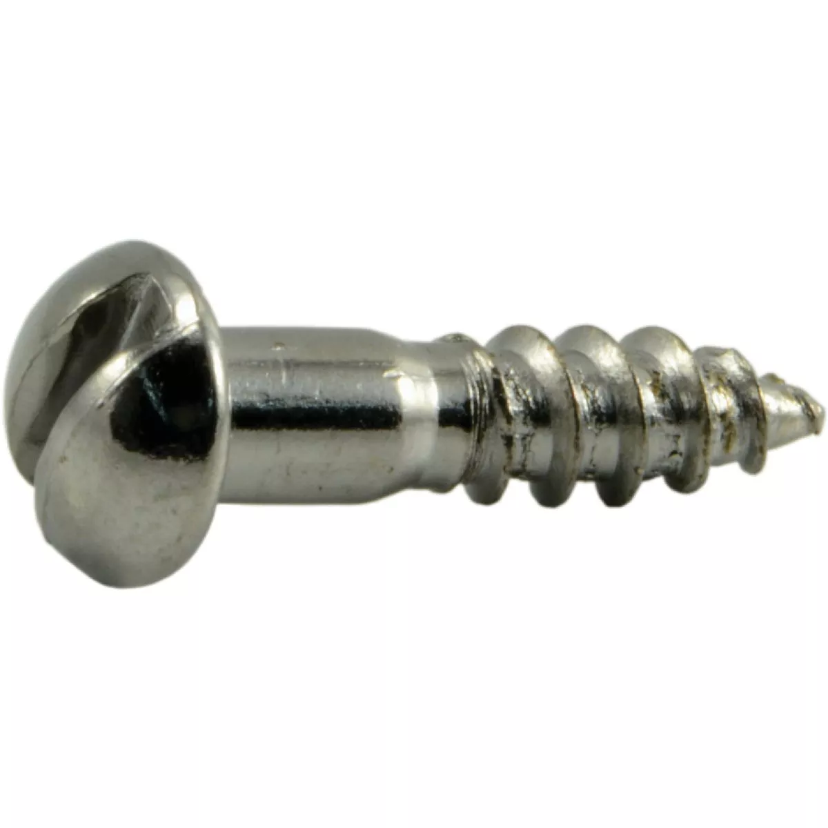 Midwest Fastener #6 x 5/8 In. Steel Slotted Round Head Wood Screws