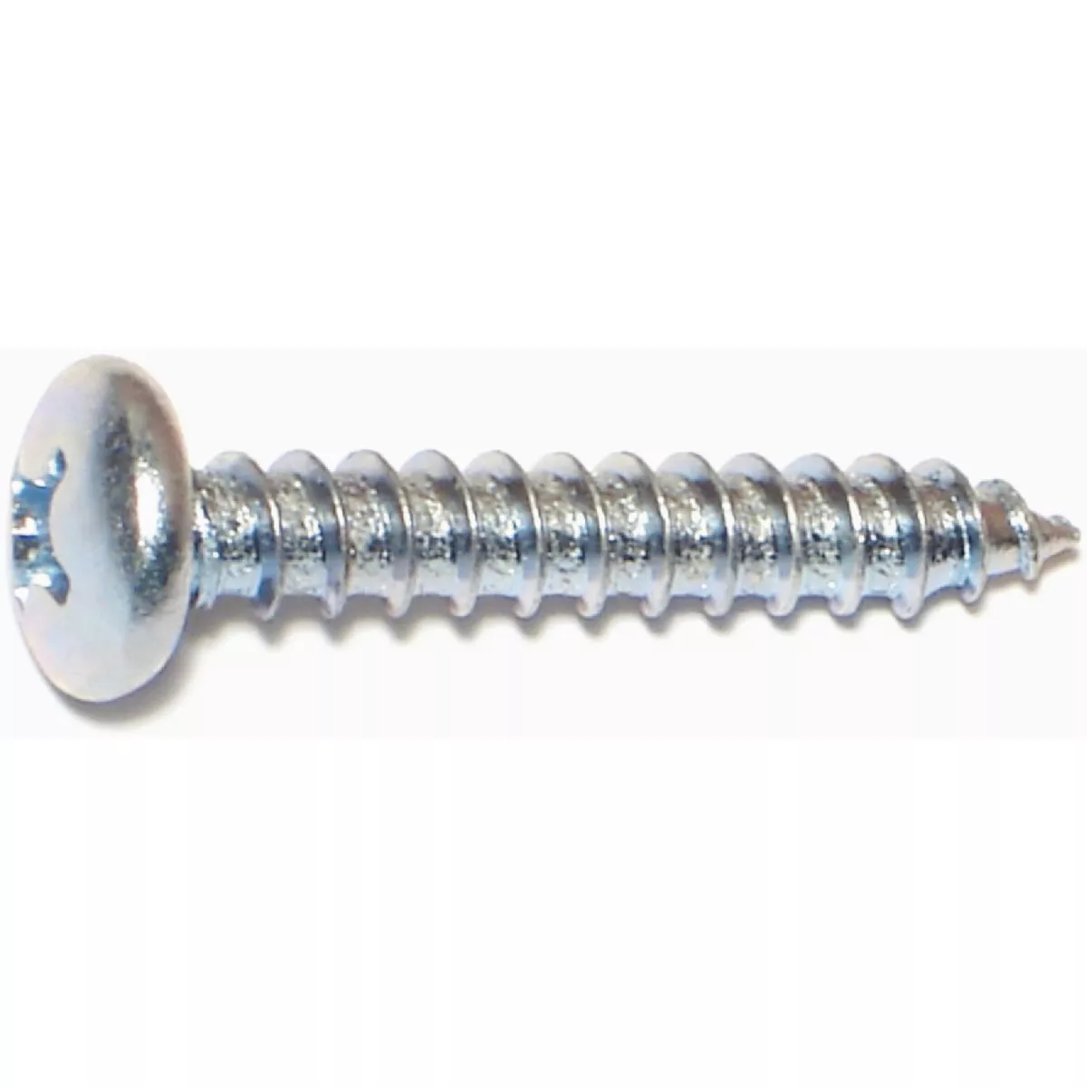 Midwest Fastener #14 x 1-1/2 In. Zinc Plated Steel Phillips Pan Head Sheet Metal Screws