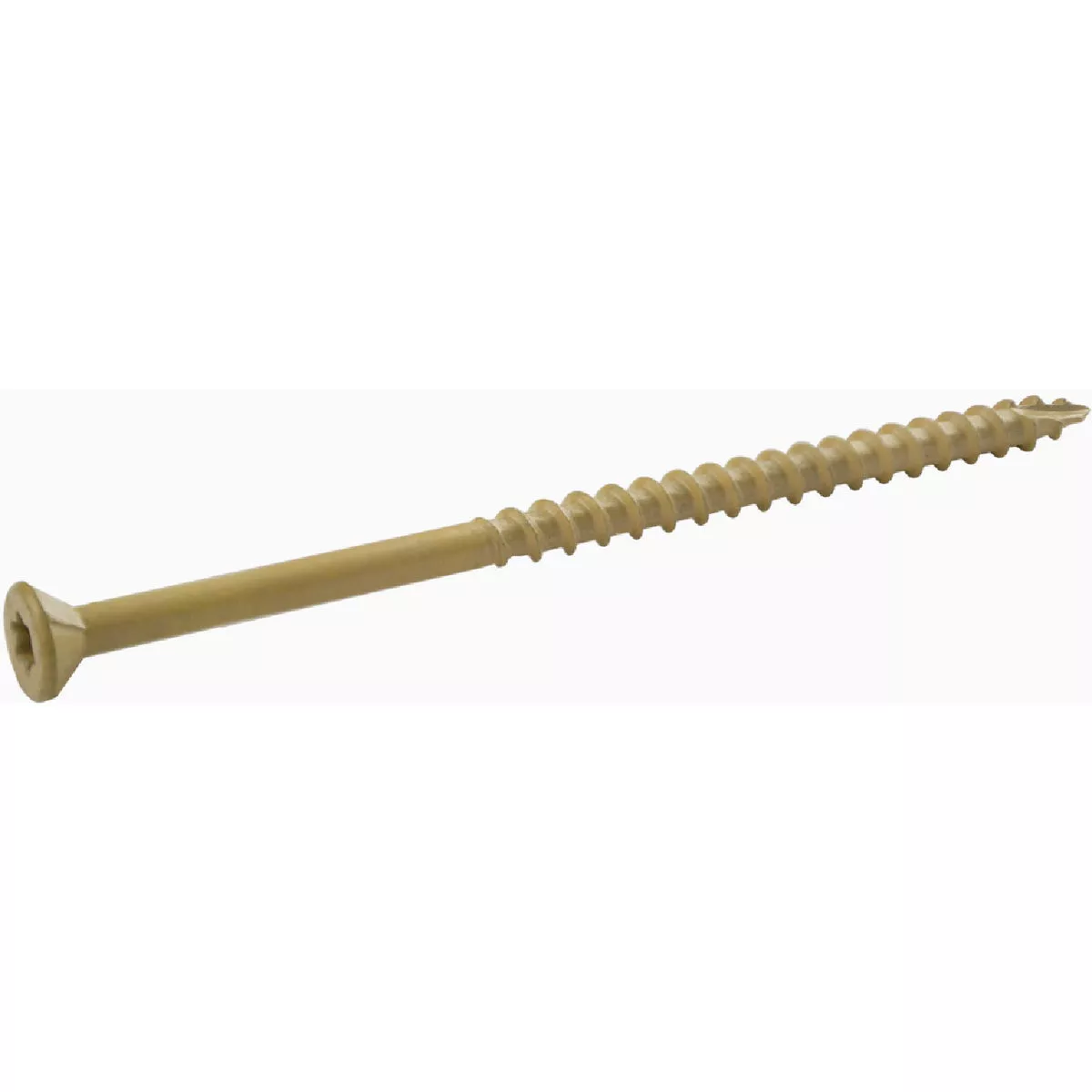 Grip-Rite PrimeGuard Plus #10 x 4 In. Tan Star Wood Deck Screw (1 Lb.)