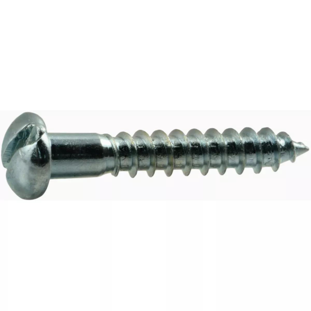 Midwest Fastener #6 x 7/8 In. Zinc Plated Steel Slotted Round Head Wood Screws (72 Ct.)