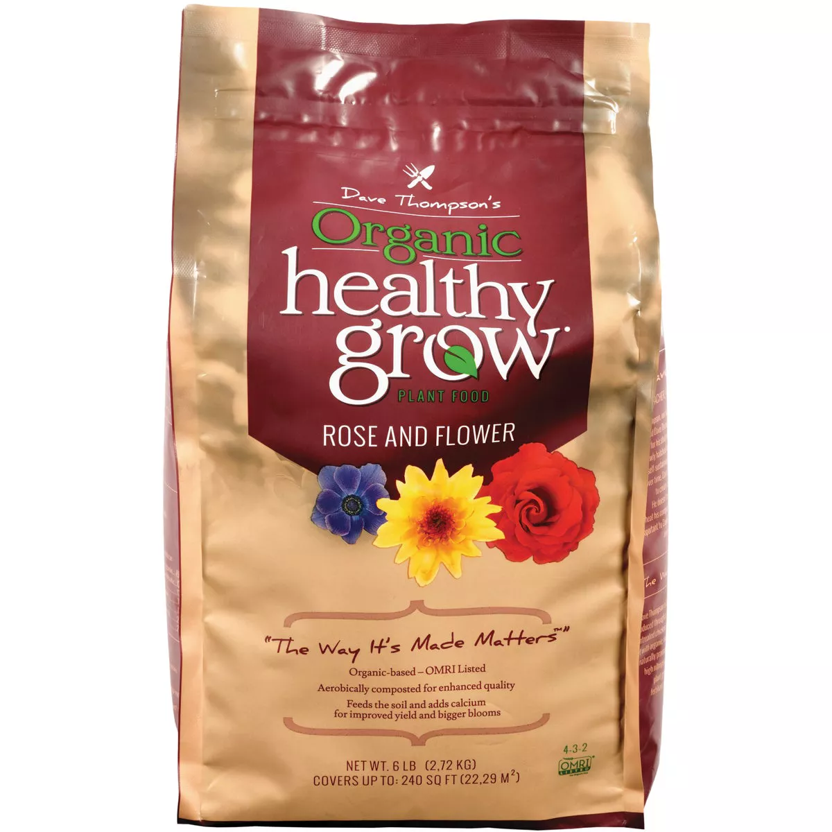 Healthy Grow 6 Lb. 4-3-2 Organic Dry Plant Food