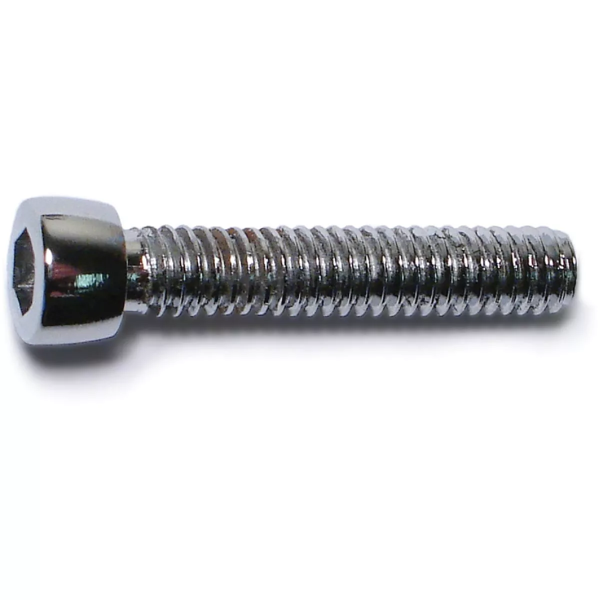 Midwest Fastener #8-32 x 7/8 In. Chrome Plated Steel Coarse Thread Smooth Head Socket Cap Screws (10 Ct.)