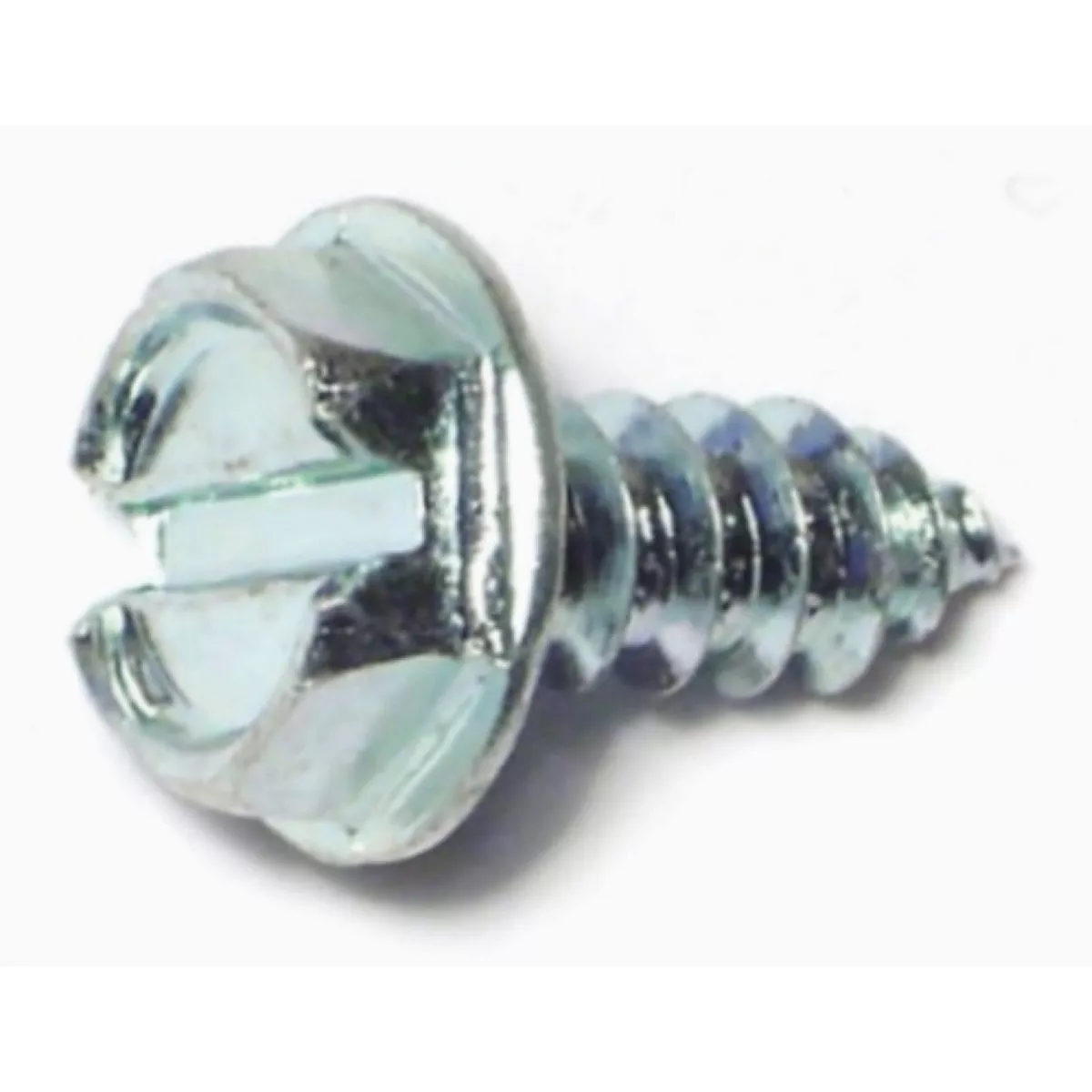 Midwest Fastener #10 x 1/2 In. Zinc Plated Steel Slotted Hex Washer Head Sheet Metal Screws (100 Ct.)