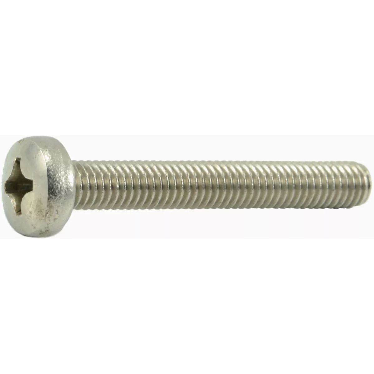 Midwest Fastener 6mm-1.0 x 45mm A2 Stainless Steel Coarse Thread Phillips Pan Head Machine Screws (10 Ct.)-