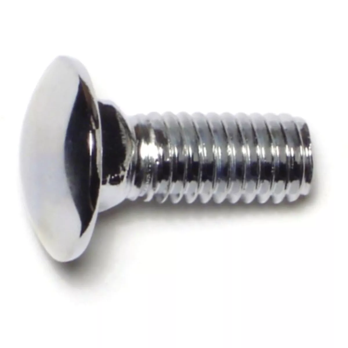 Midwest Fastener 3/8 In.-16 x 1 In. Chrome Plated Grade 5 Steel Coarse Thread Carriage Head Bumper Bolt (5 Ct.)-