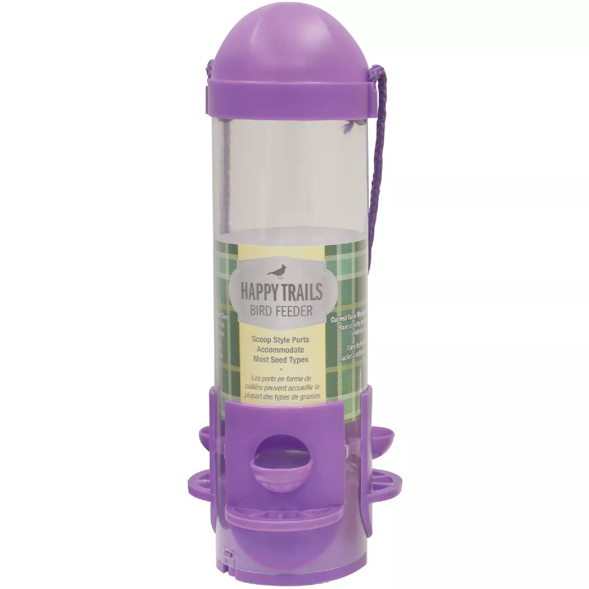 Heath Purple Plastic 1.5 Lb. Bird Feeder