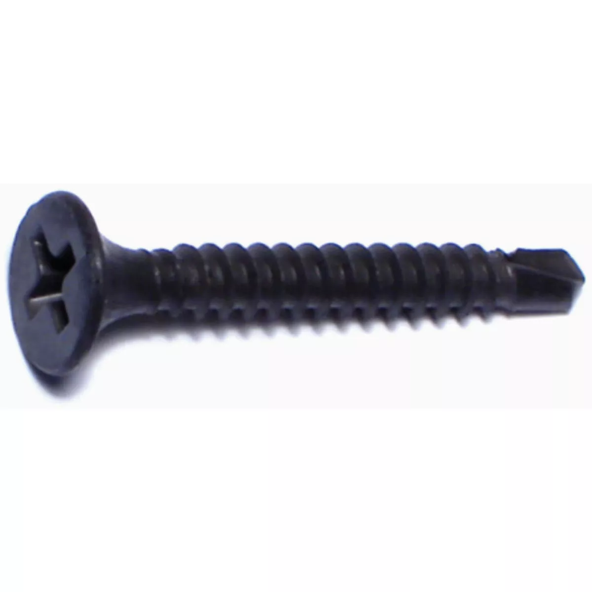 Midwest Fastener #6-20 x 1-1/8 In. Black Phosphate Steel Phillips Head Self-Drilling Screws (279 Ct.)-