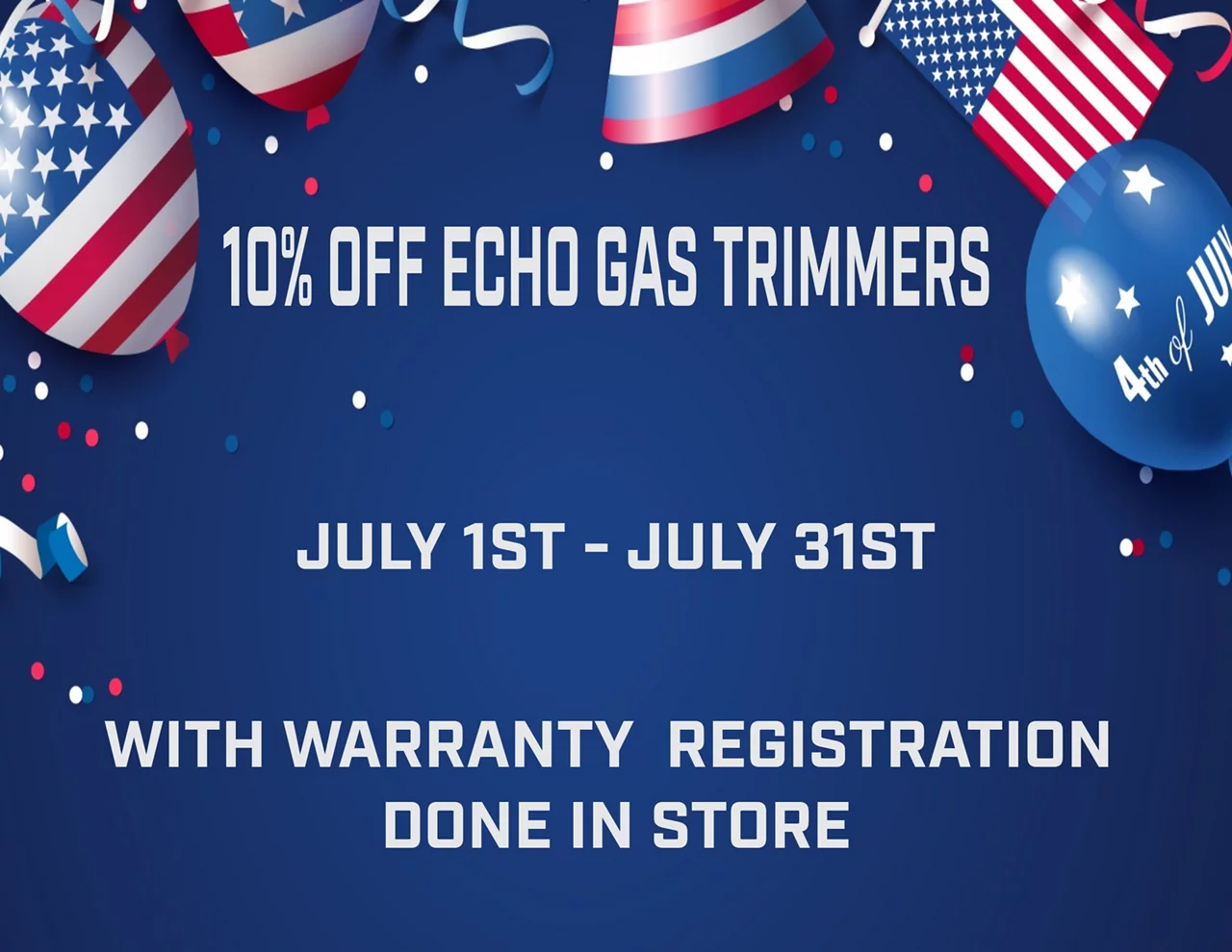 ECHO Trimmer Sale