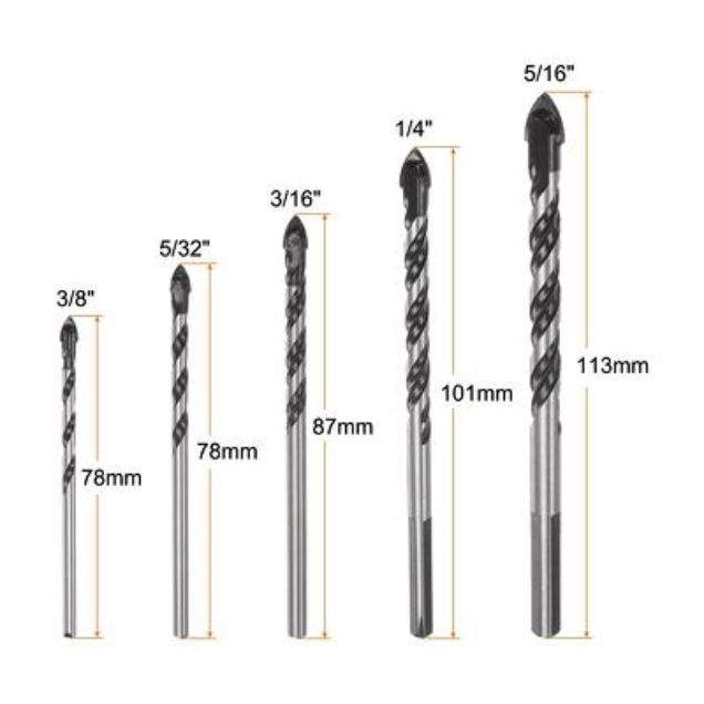 Masonry bits, core bits, etc