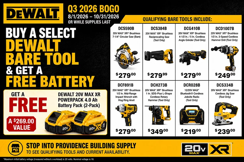 DeWalt Tools Promo