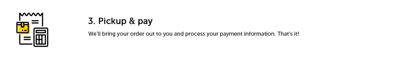 Pickup & pay