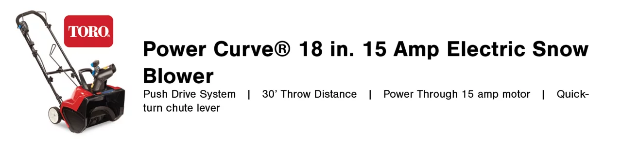 Power Curve 18 in.