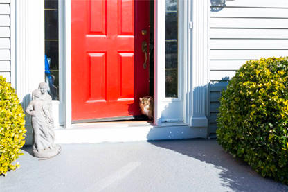 Exterior Paint for a Colorful Front Door