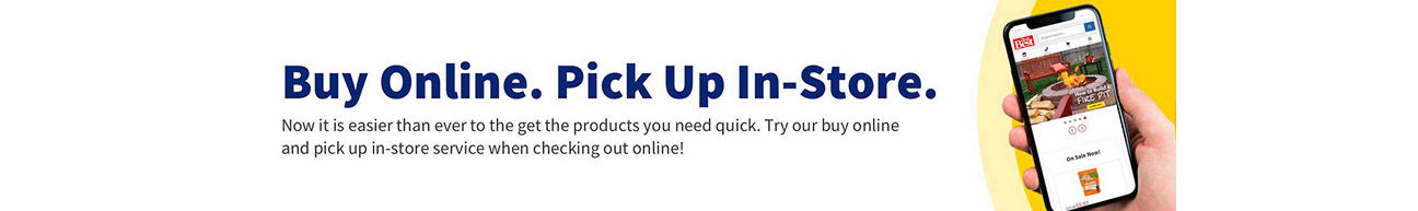 Buy Online - Pickup in Store