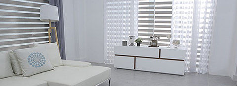 Blinds on a bedroom window