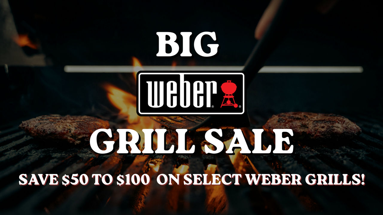 Weber grill sale - save 50 to 100 dollars on select weber grills