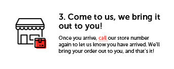 Come to us, We bring it out to you!
